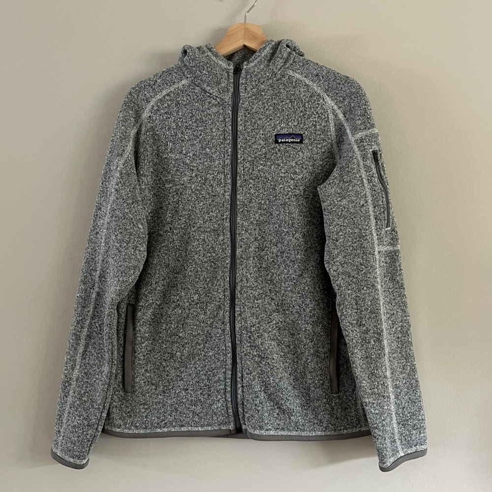 Patagonia - Better Sweater with Hood, Gray, Women's Size Large